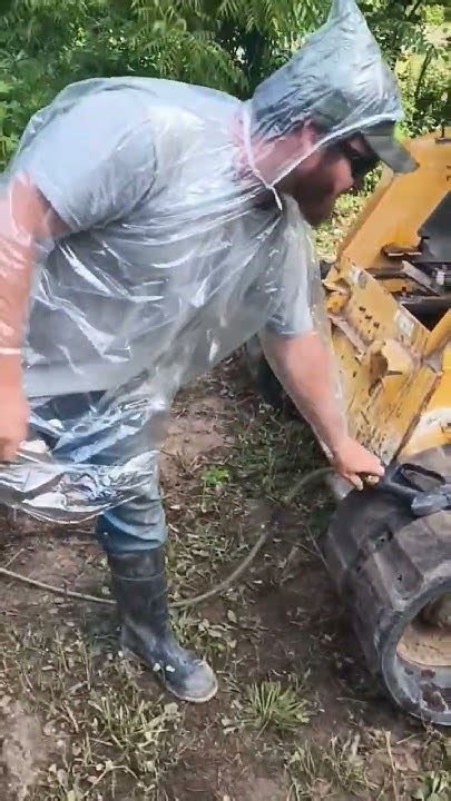 skid steer leaking fluid